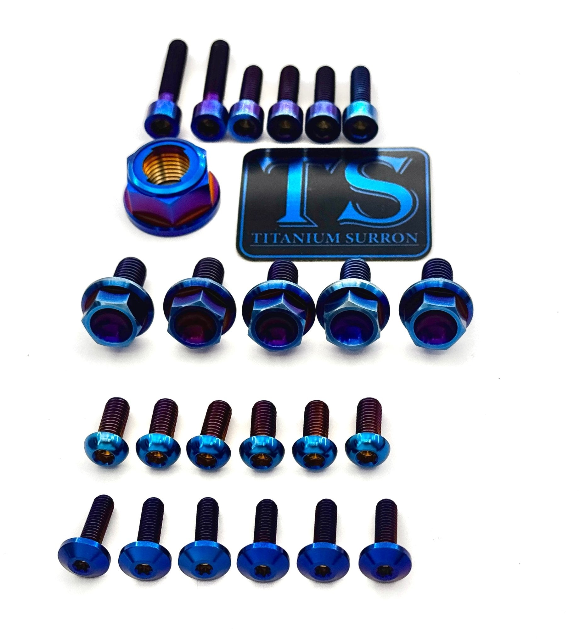 Front and Rear Wheel Titanium Bolt Kit for Surron, Talaria, Segway, 79 Bike, E-Ride Pro