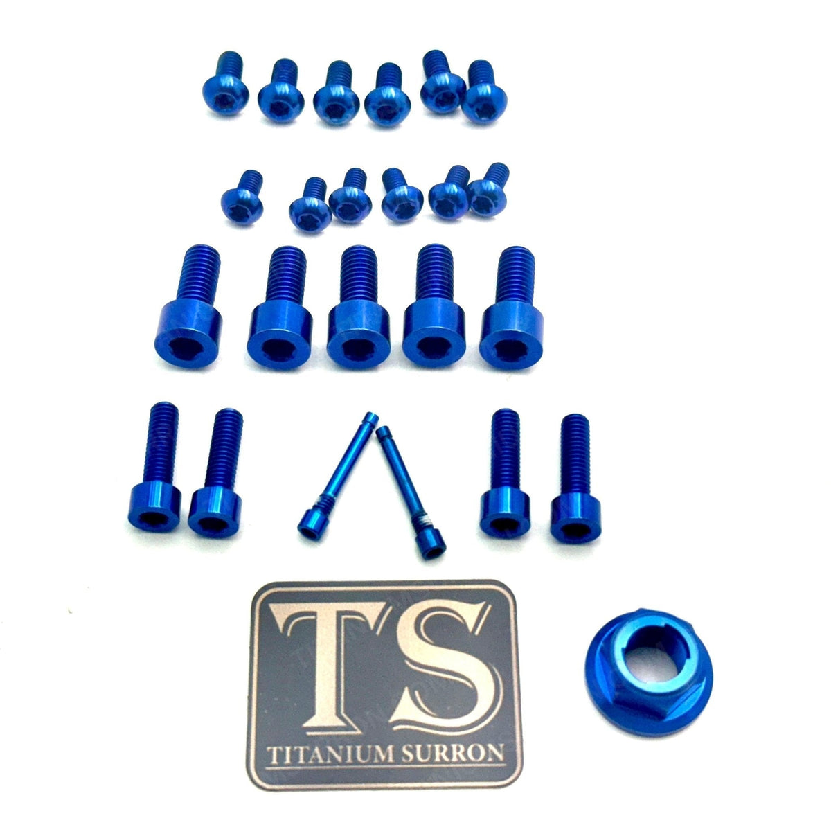 Front and Rear Wheel Titanium Bolt Kit for Surron, Talaria, Segway, 79 Bike, E-Ride Pro