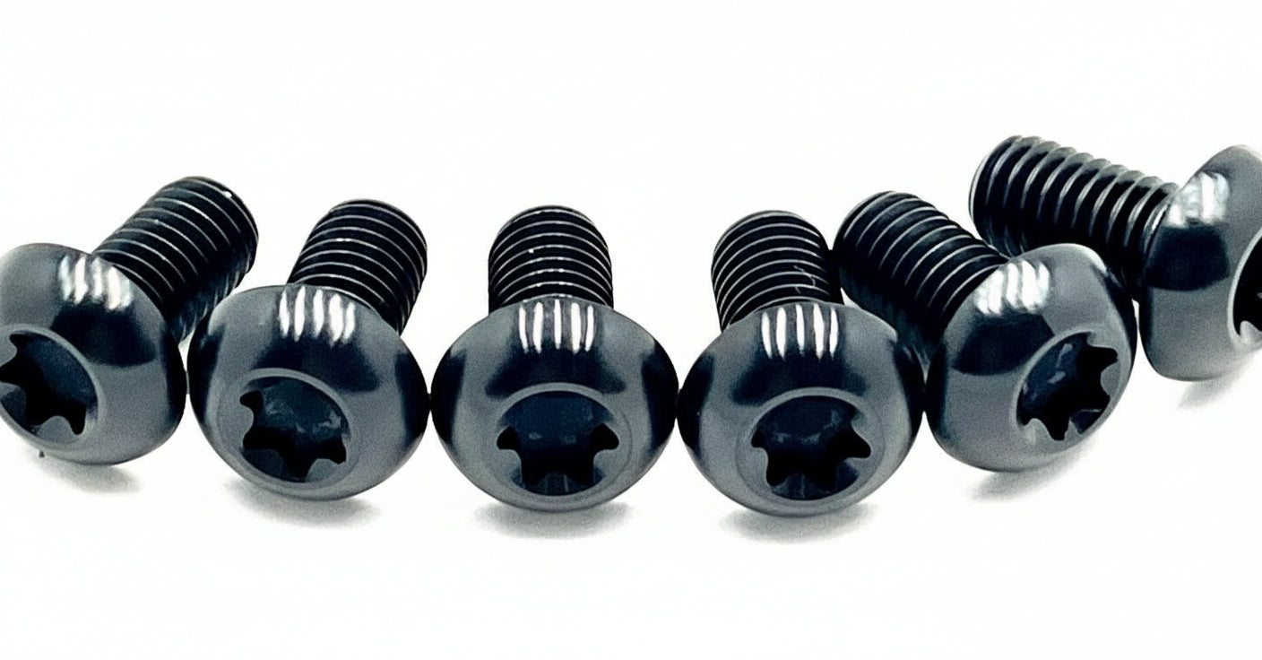 Titanium Side Cover Bolts for Talaria XXX (9 Pieces)