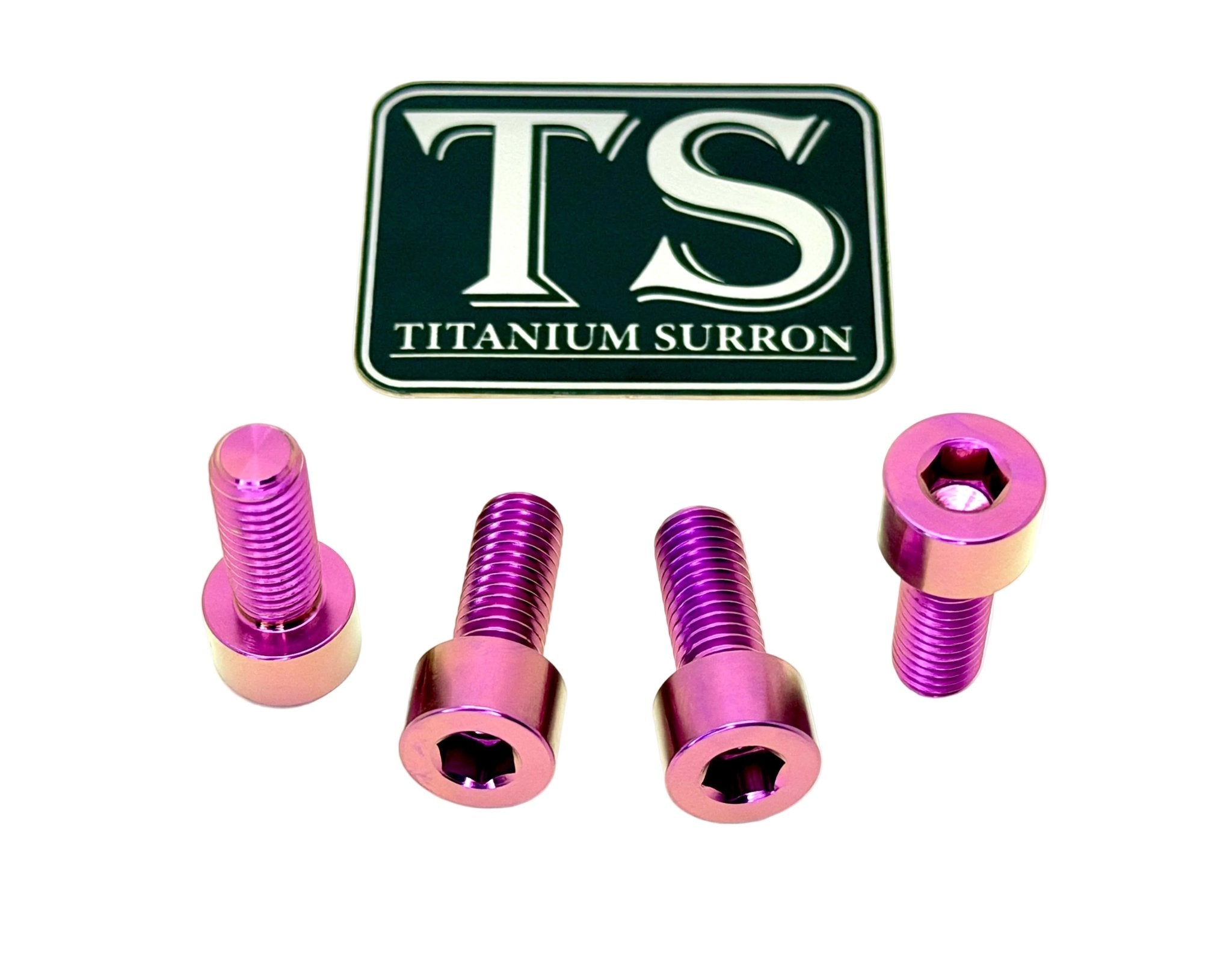 Titanium Peg Bracket Bolts - Surron, Talaria, E-Ride (Set of 4)