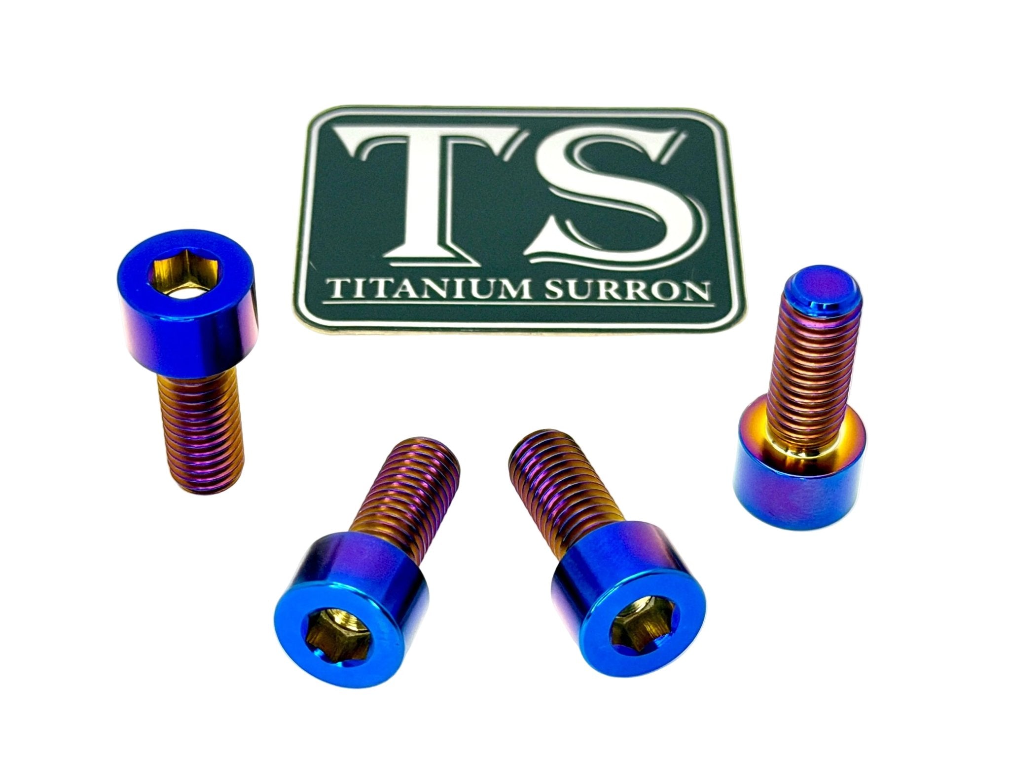 Titanium Peg Bracket Bolts - Surron, Talaria, E-Ride (Set of 4)