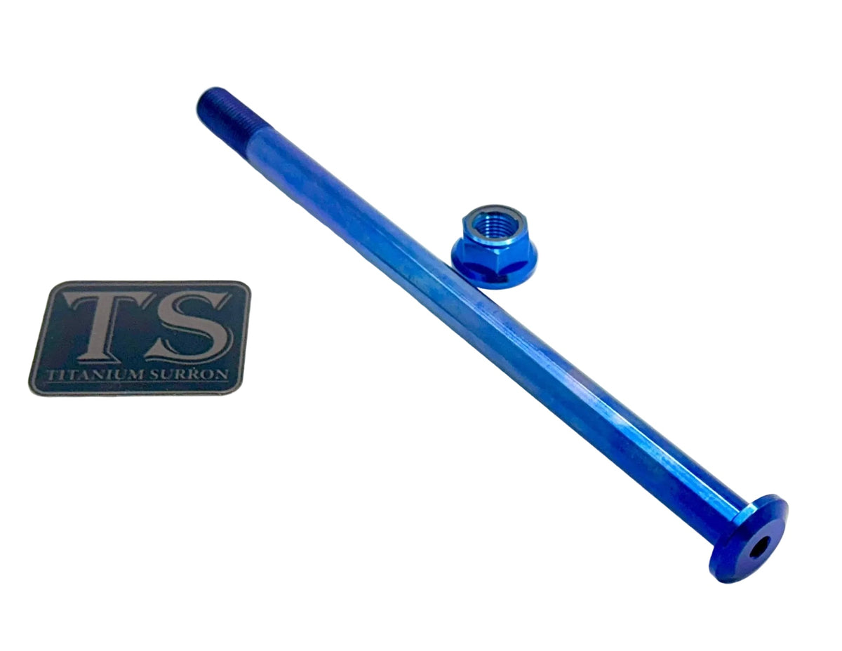 Titanium Rear Axle and Nut - Talaria