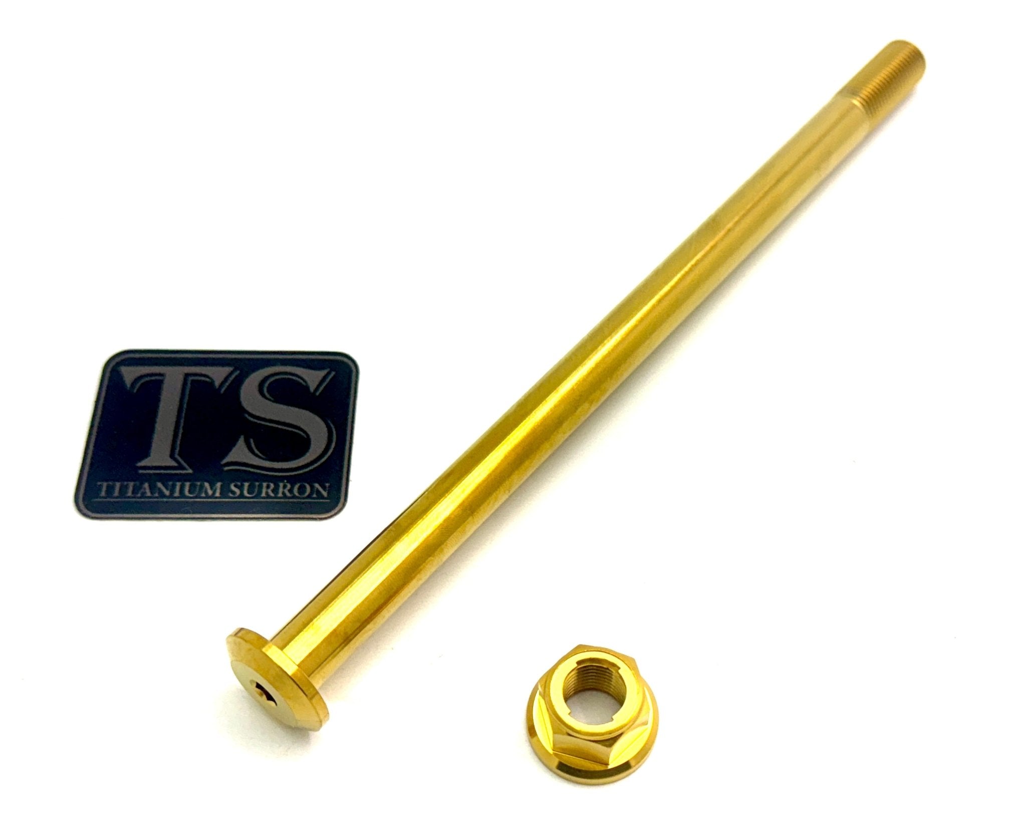 Titanium Rear Axle and Nut - Talaria