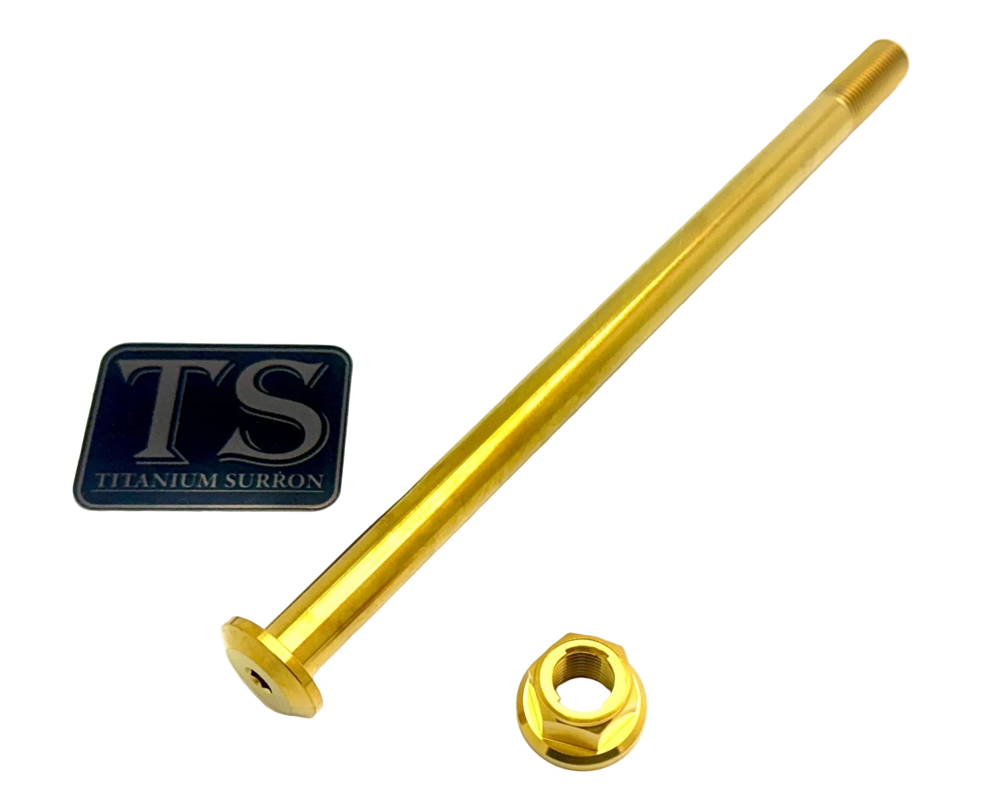 Titanium Rear Axle and Nut - Talaria