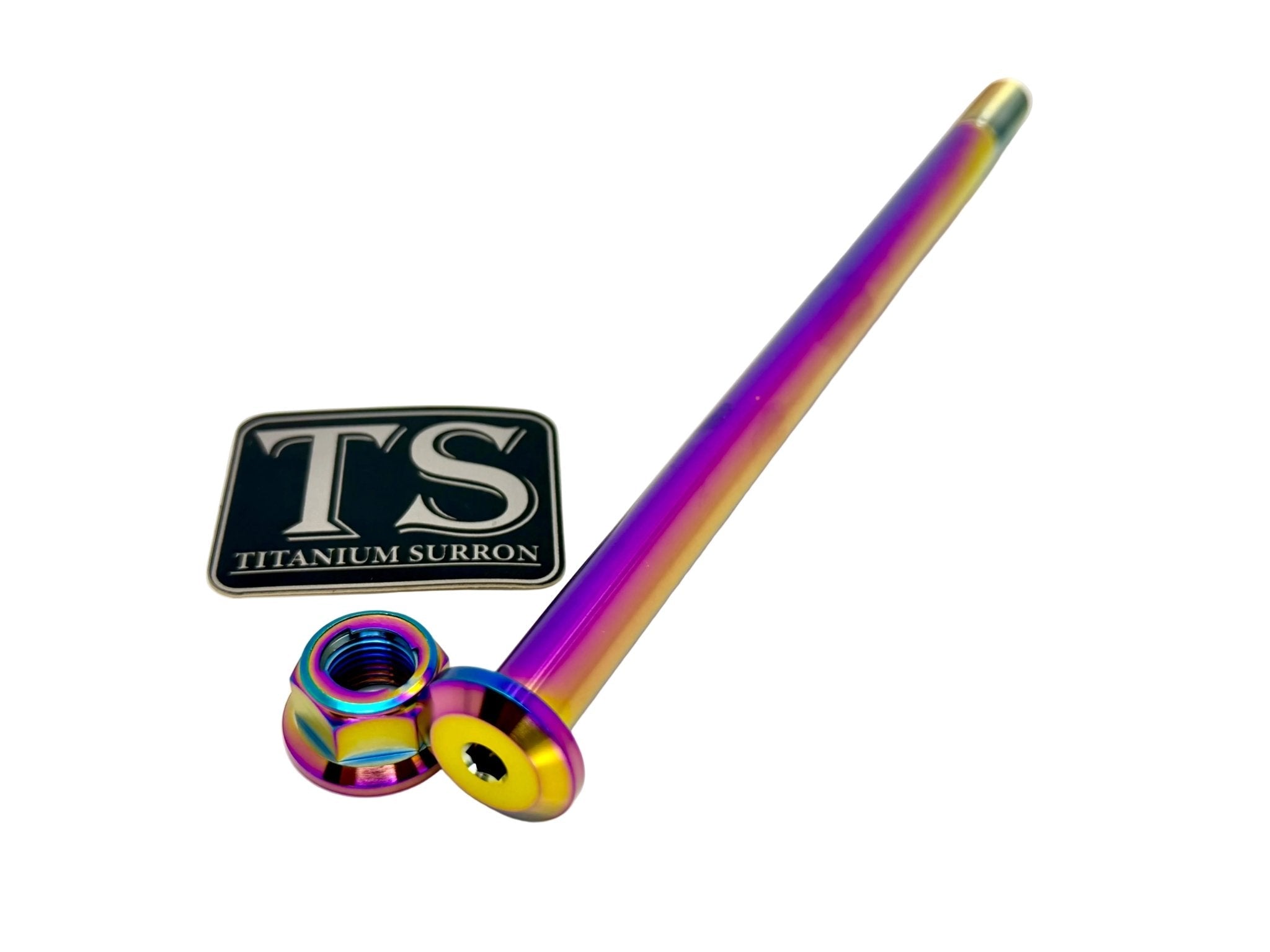 Titanium Rear Axle and Nut - Talaria