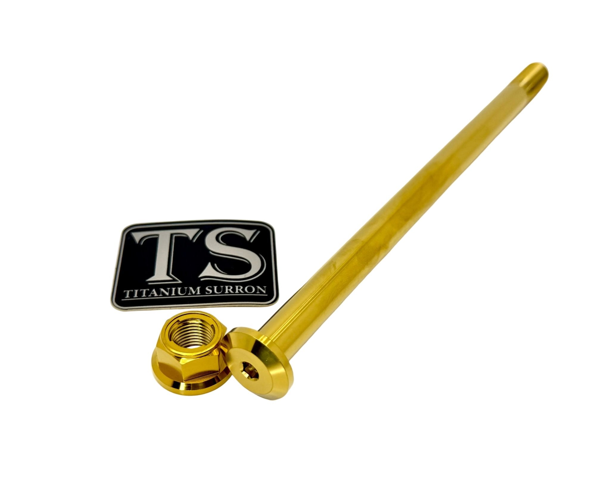 Titanium Rear Axle and Nut - Talaria