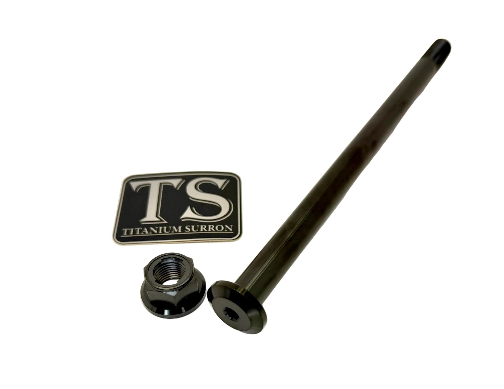 Titanium Rear Axle and Nut - Talaria