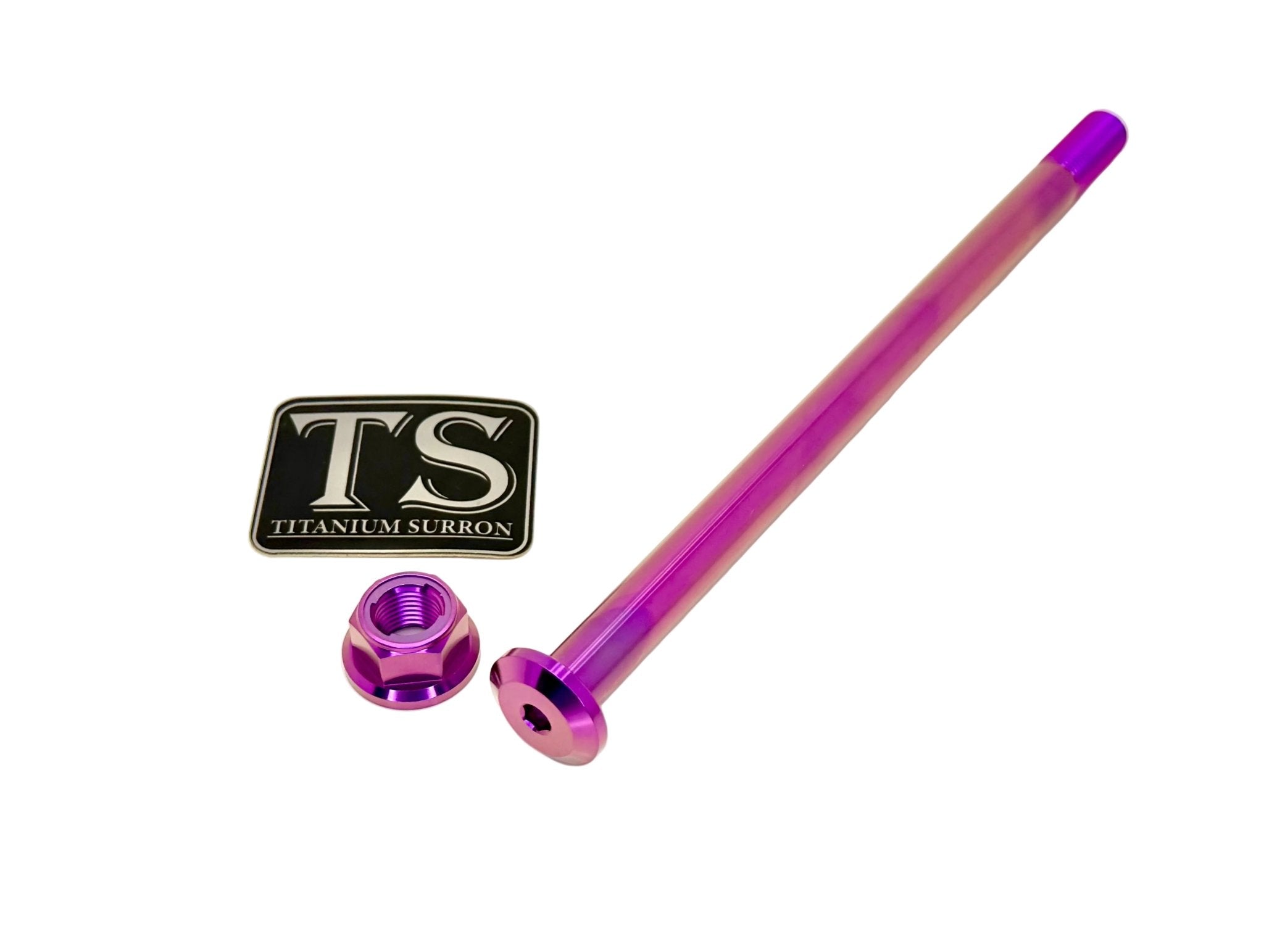 Titanium Rear Axle and Nut - Talaria