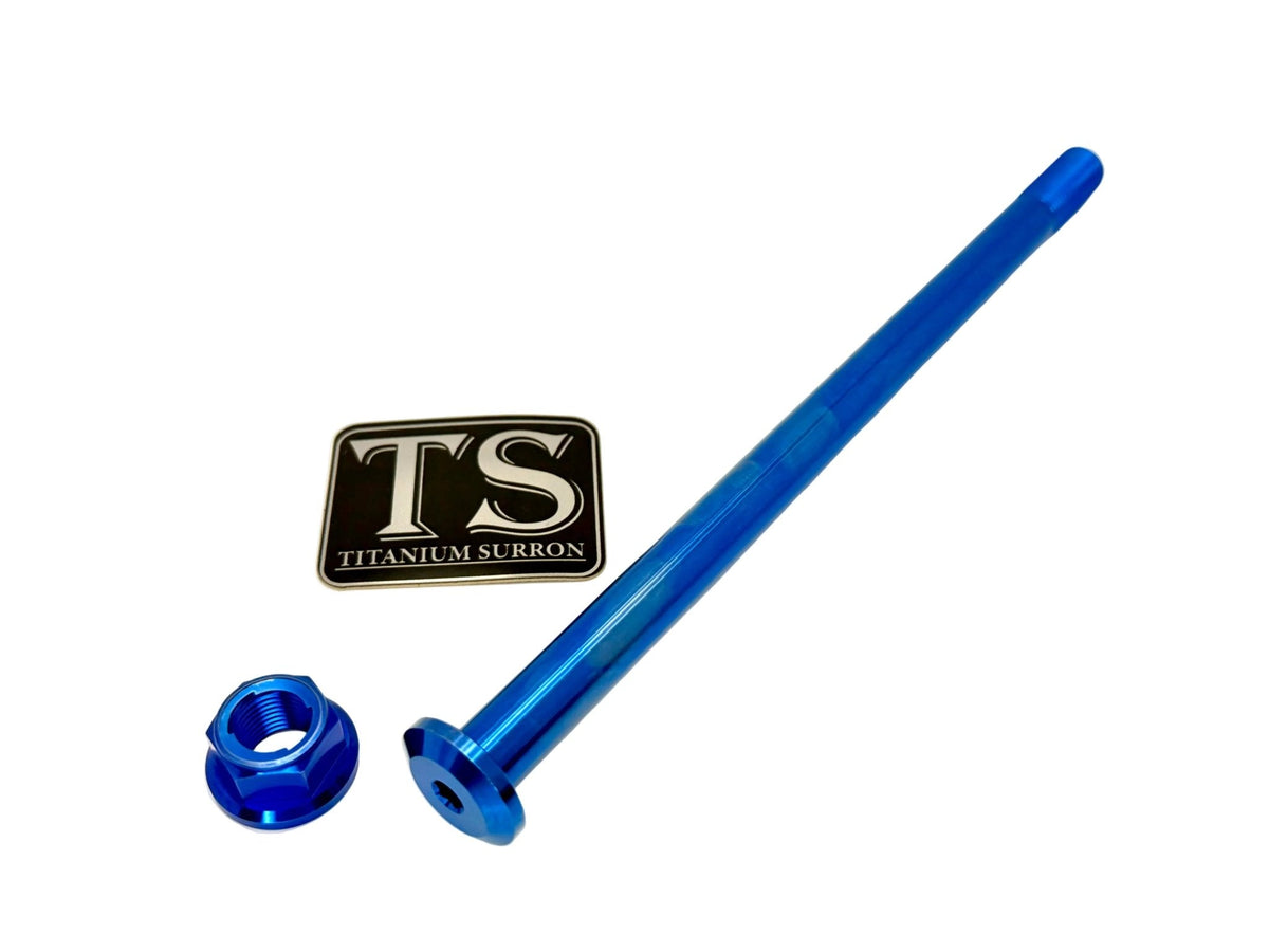 Titanium Rear Axle and Nut - Talaria