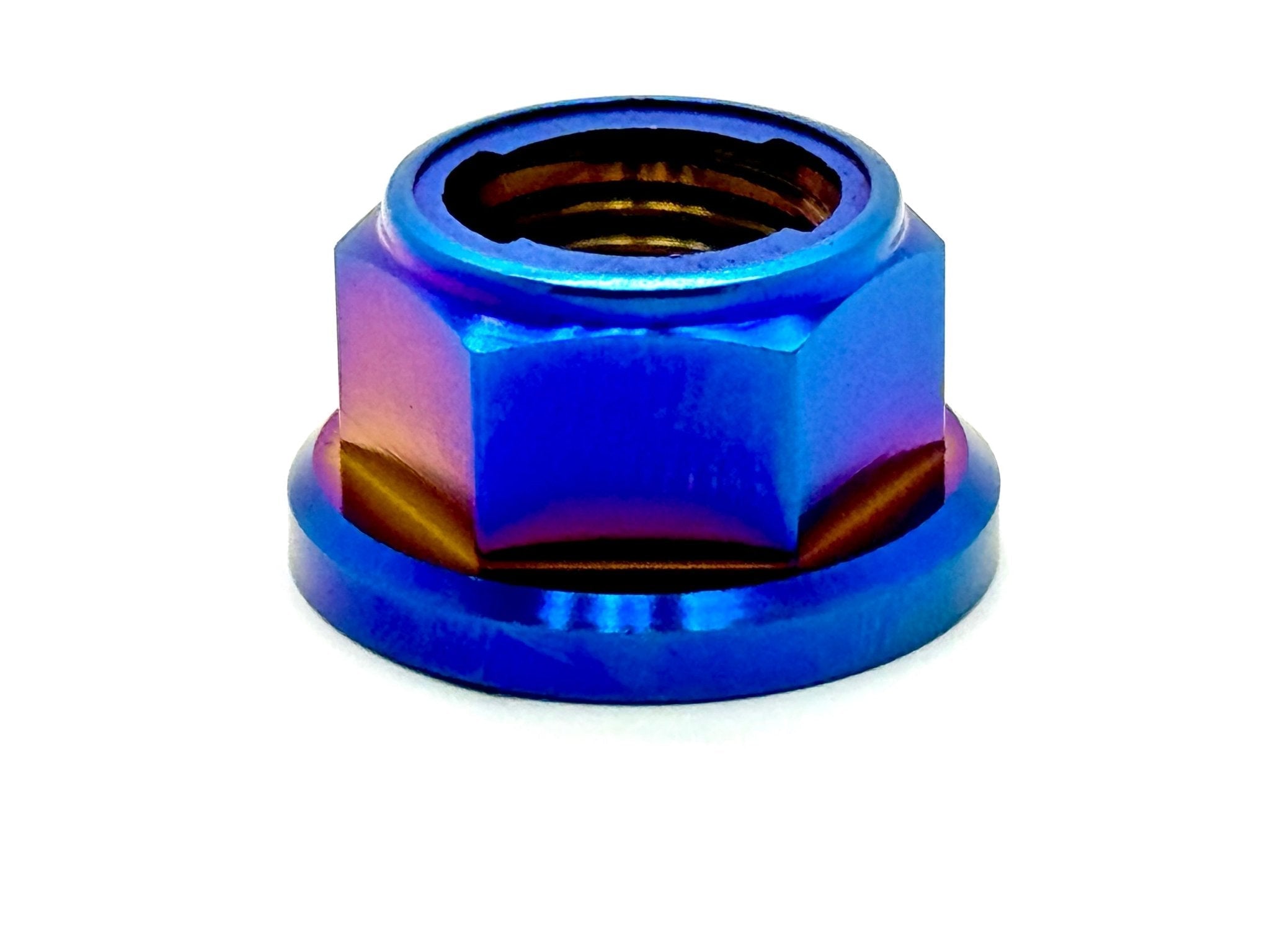 Titanium Rear Axle/ Motor Shaft Nut - M12x1.25 Metal Locking Nut