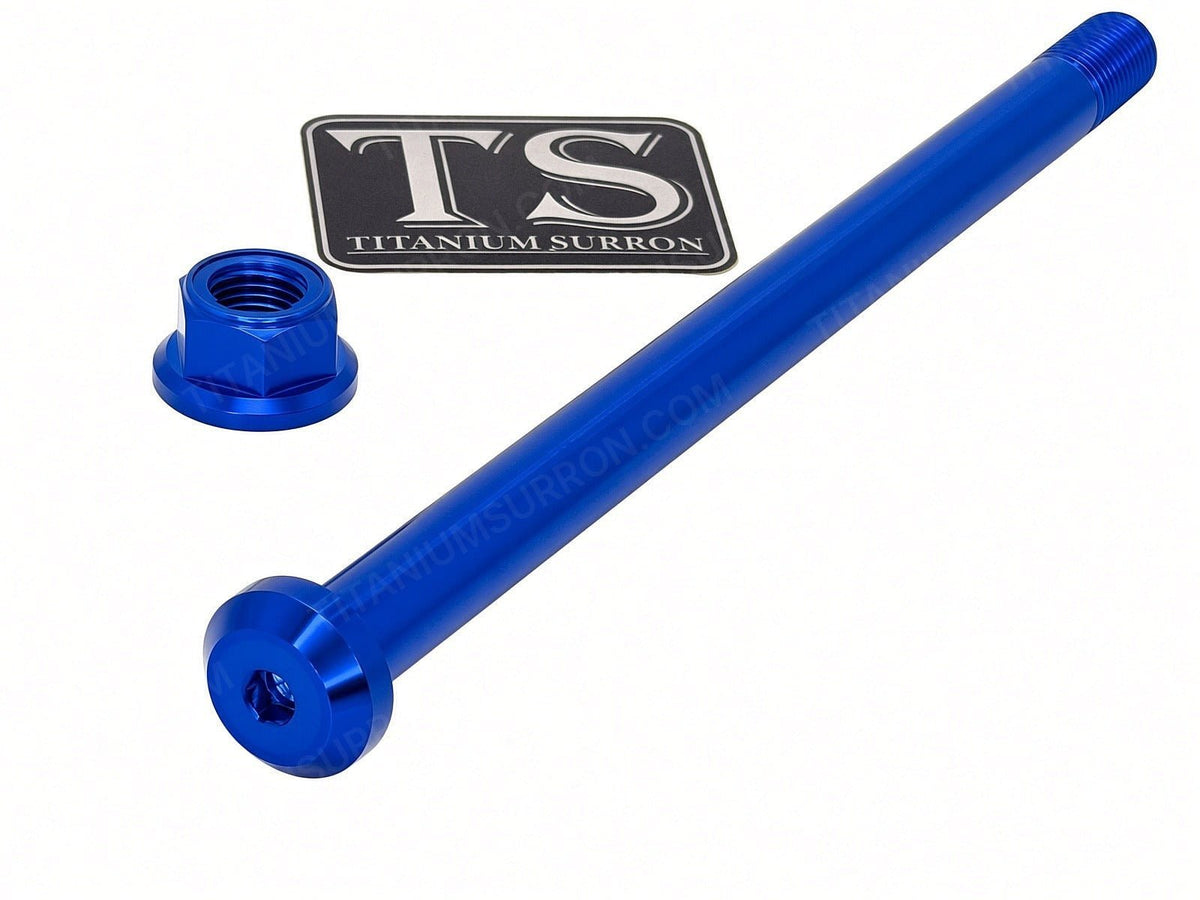 Titanium Rear Axle and Nut - E-Ride Pro