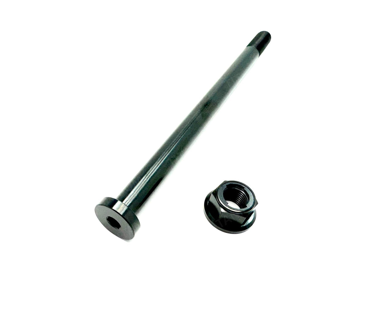 Titanium Rear Axle and Nut - E-Ride Pro