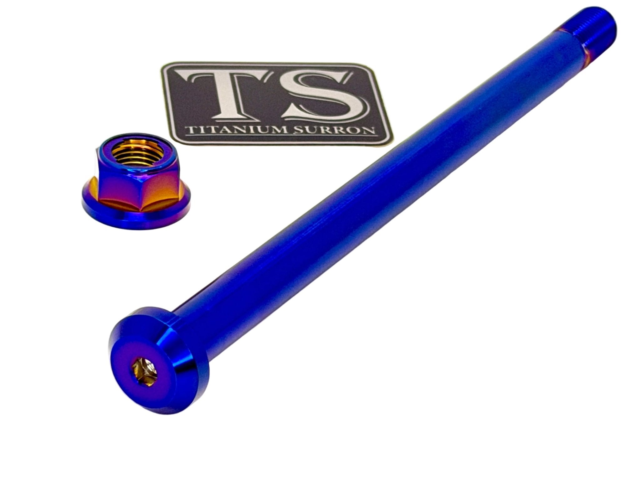Titanium Rear Axle and Nut - E-Ride Pro
