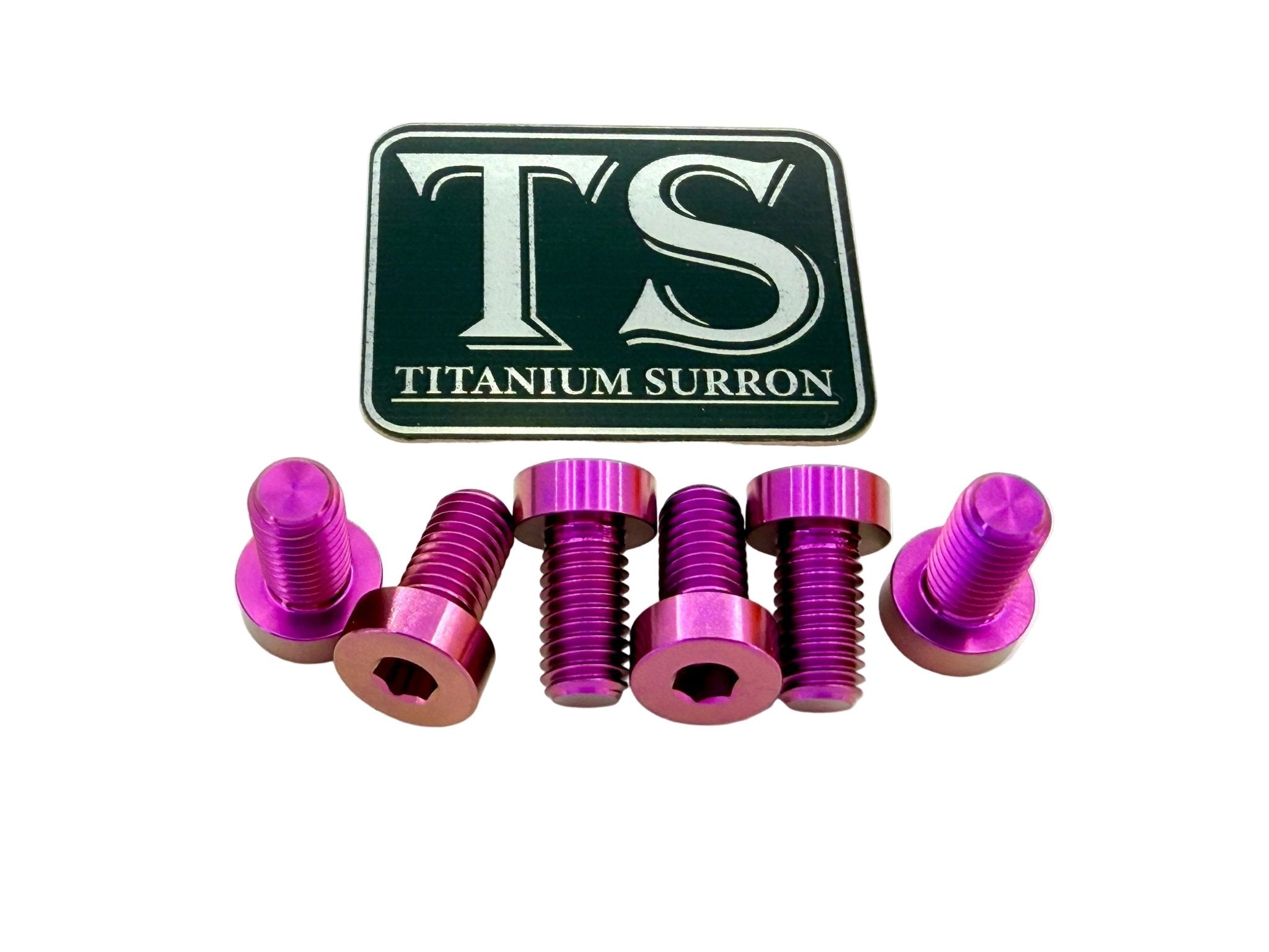 Titanium Sprocket Bolts - Surron, Talaria, Eride Pro, 79 Bike, Rerode