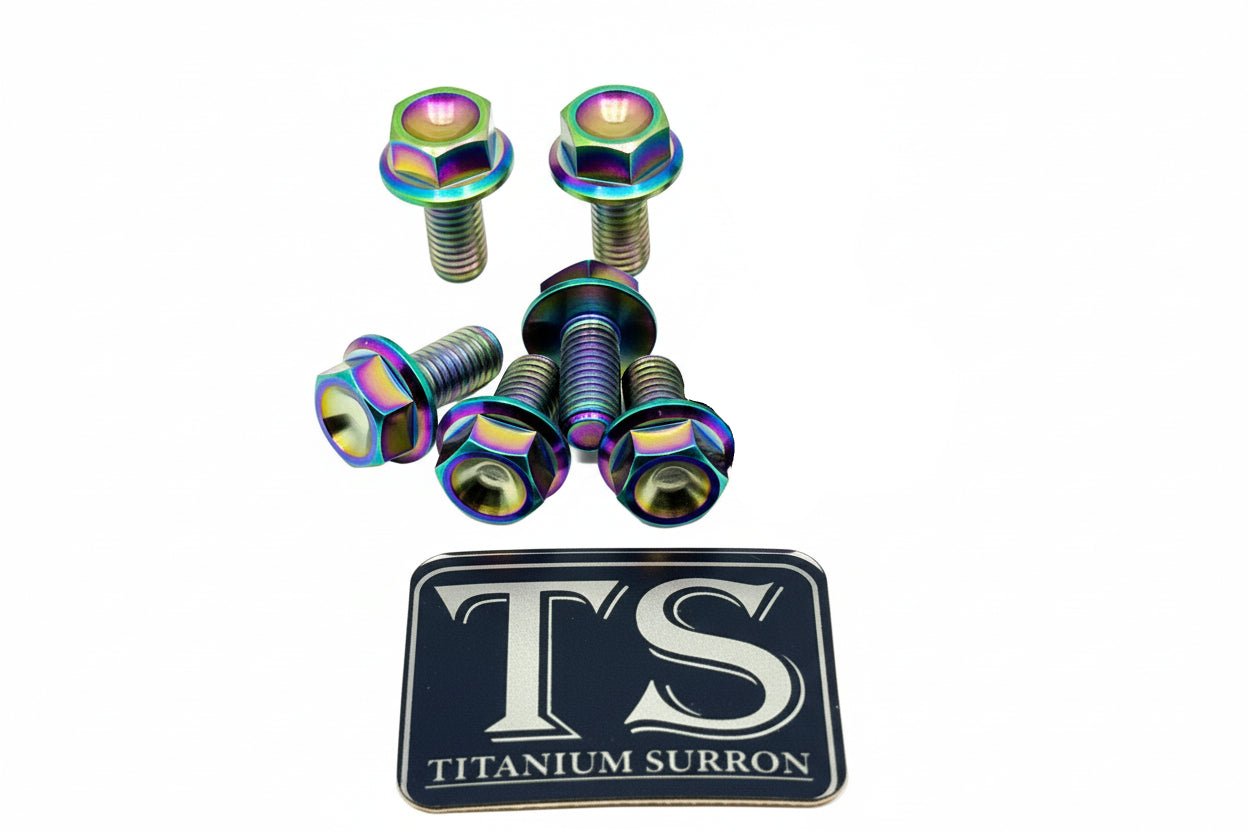 Titanium Sprocket Bolts - Surron, Talaria, Eride Pro, 79 Bike, Rerode