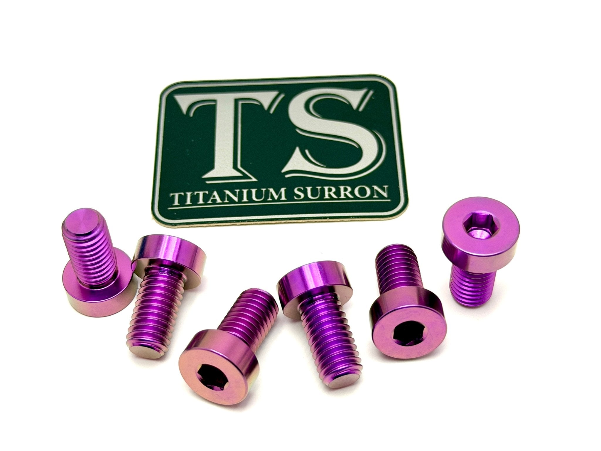 Titanium Sprocket Bolts - Surron, Talaria, Eride Pro, 79 Bike, Rerode