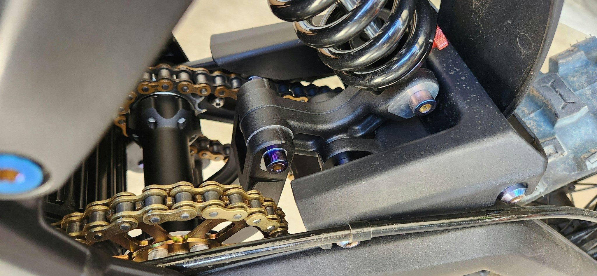 Rear Suspension/ Linkage Titanium Bolt Kit for E-Ride Pro ERP SS and S