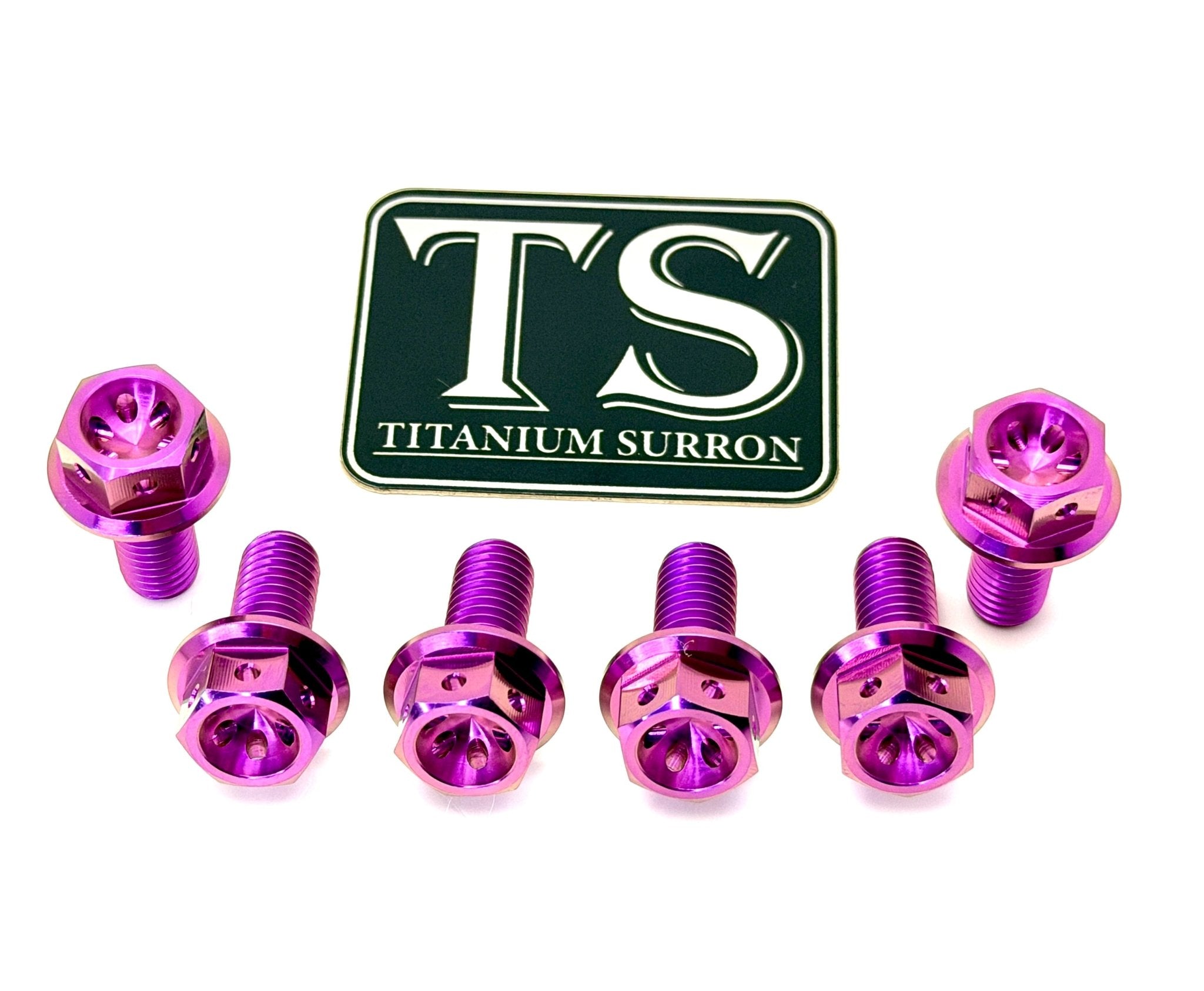 Titanium Sprocket Bolts - Surron, Talaria, Eride Pro, 79 Bike, Rerode