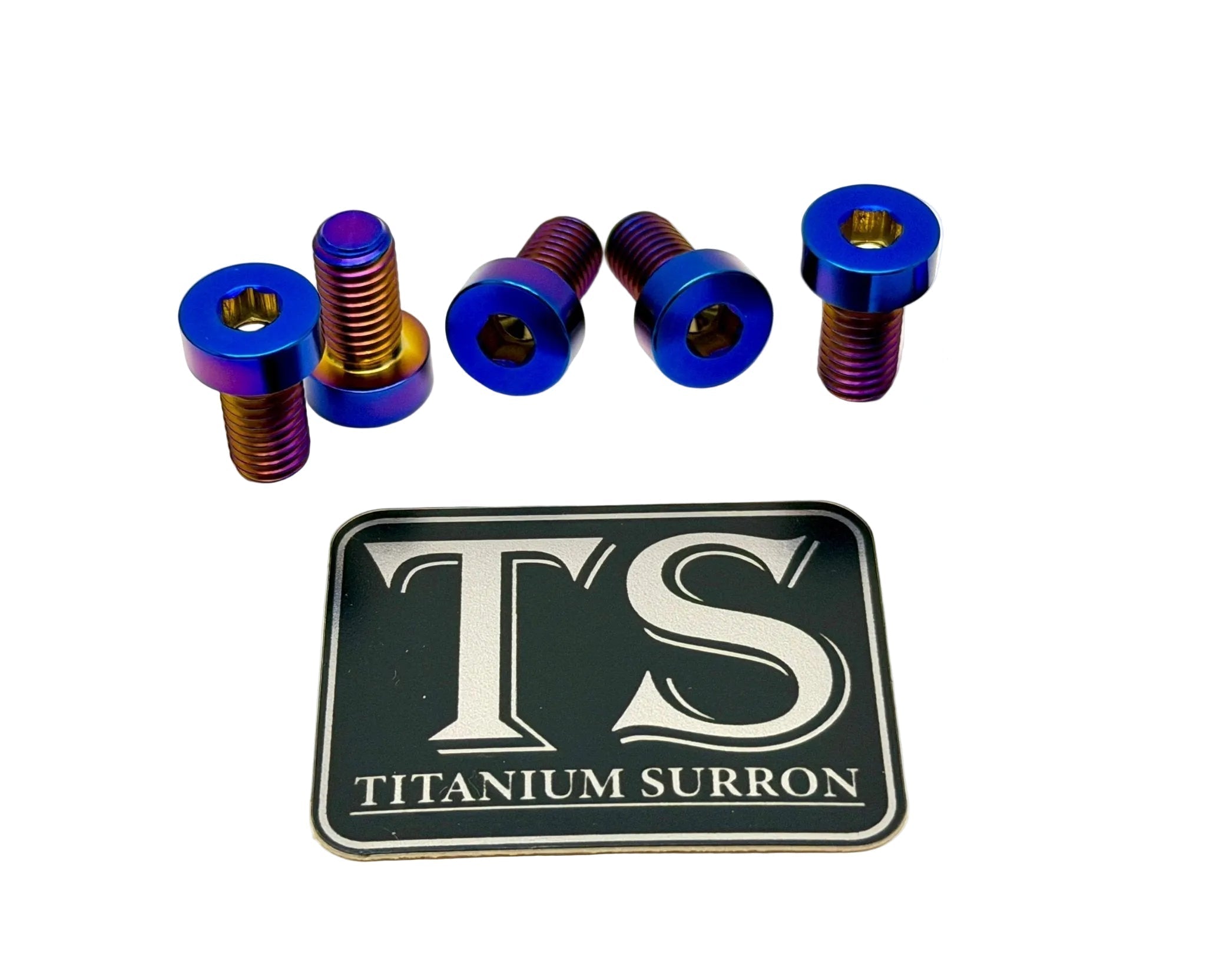 Titanium Sprocket Bolts - Surron, Talaria, Eride Pro, 79 Bike, Rerode