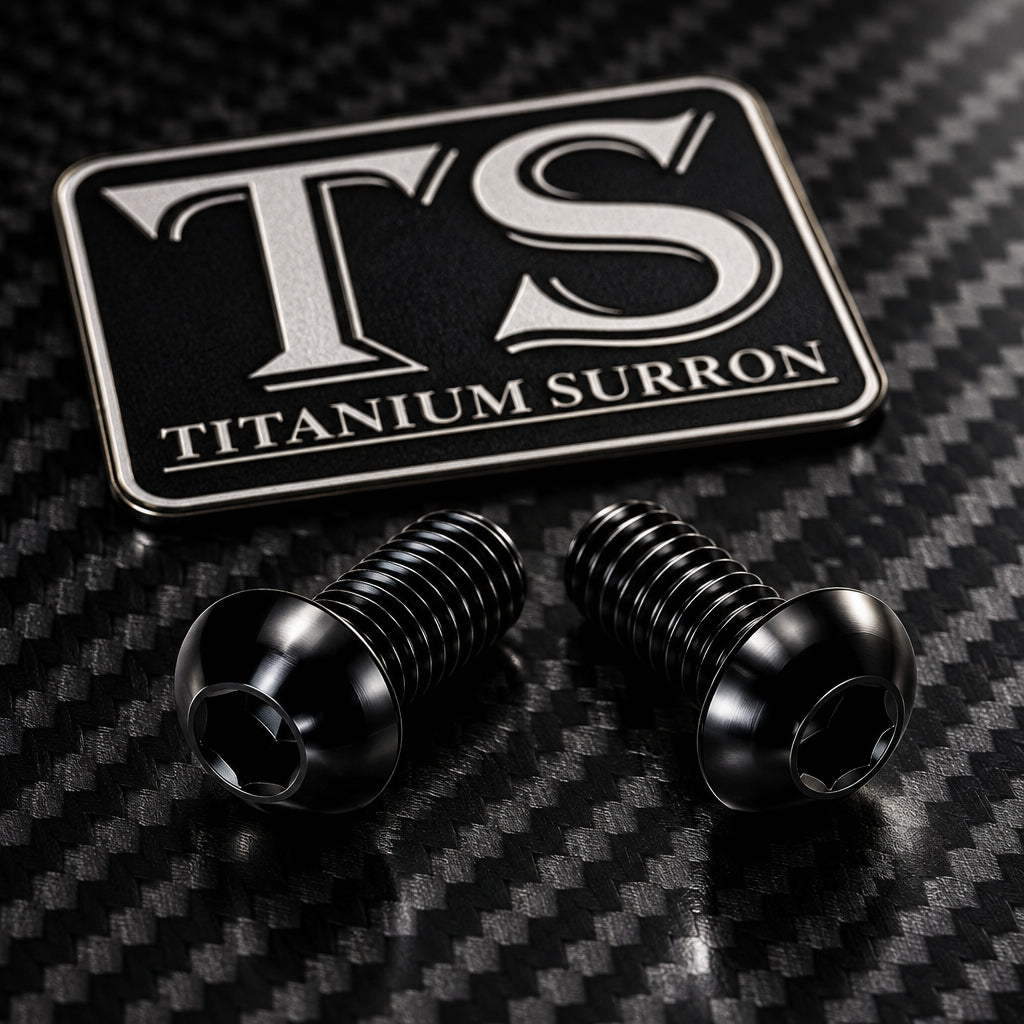 Titanium Ignition Cover Bolts (Set of Two) Surron, Segway, 79 Bike, E-Ride Pro