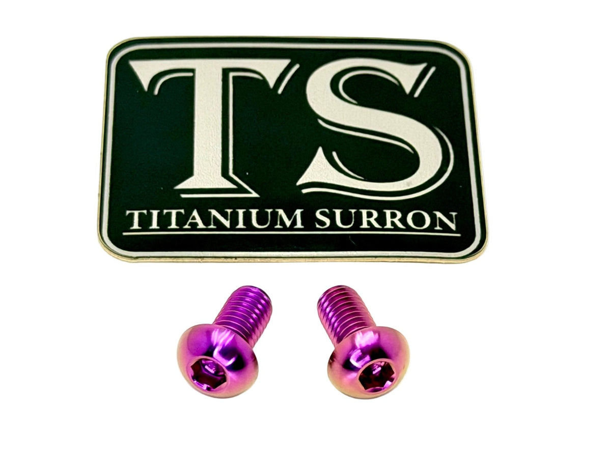 Titanium Ignition Cover Bolts (Set of Two) Surron, Segway, 79 Bike, E-Ride Pro