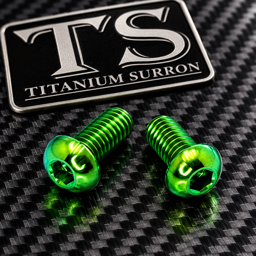 Titanium Ignition Cover Bolts (Set of Two) Surron, Segway, 79 Bike, E-Ride Pro