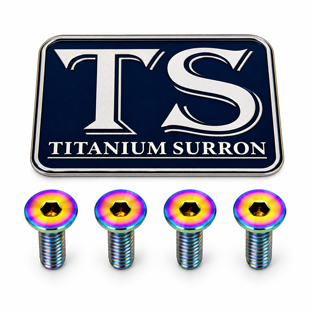 Titanium Surron Ultra Bee Brake Reservoir Cap Bolts