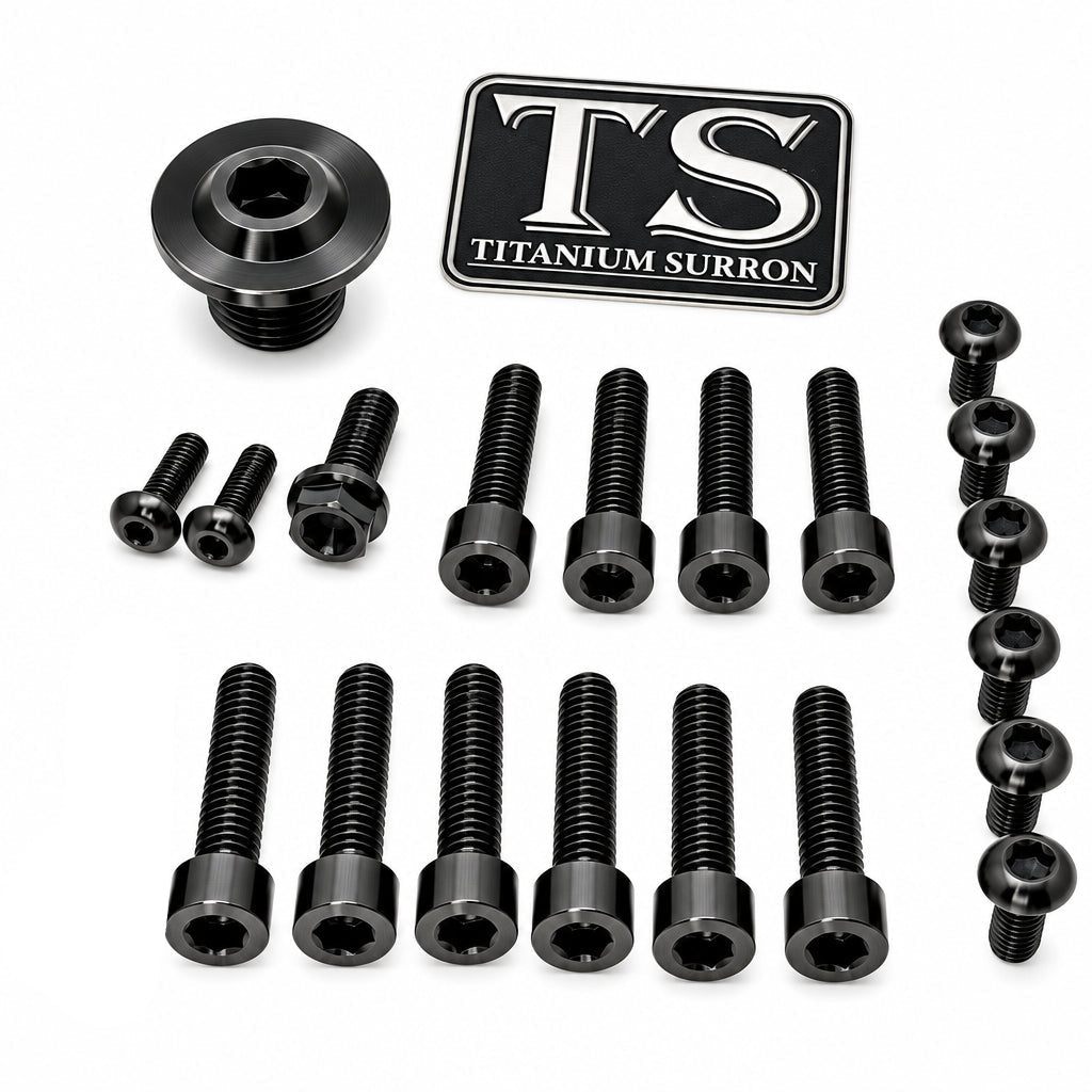 Titanium Surron Ultra Bee OEM Fork Bolt Kit